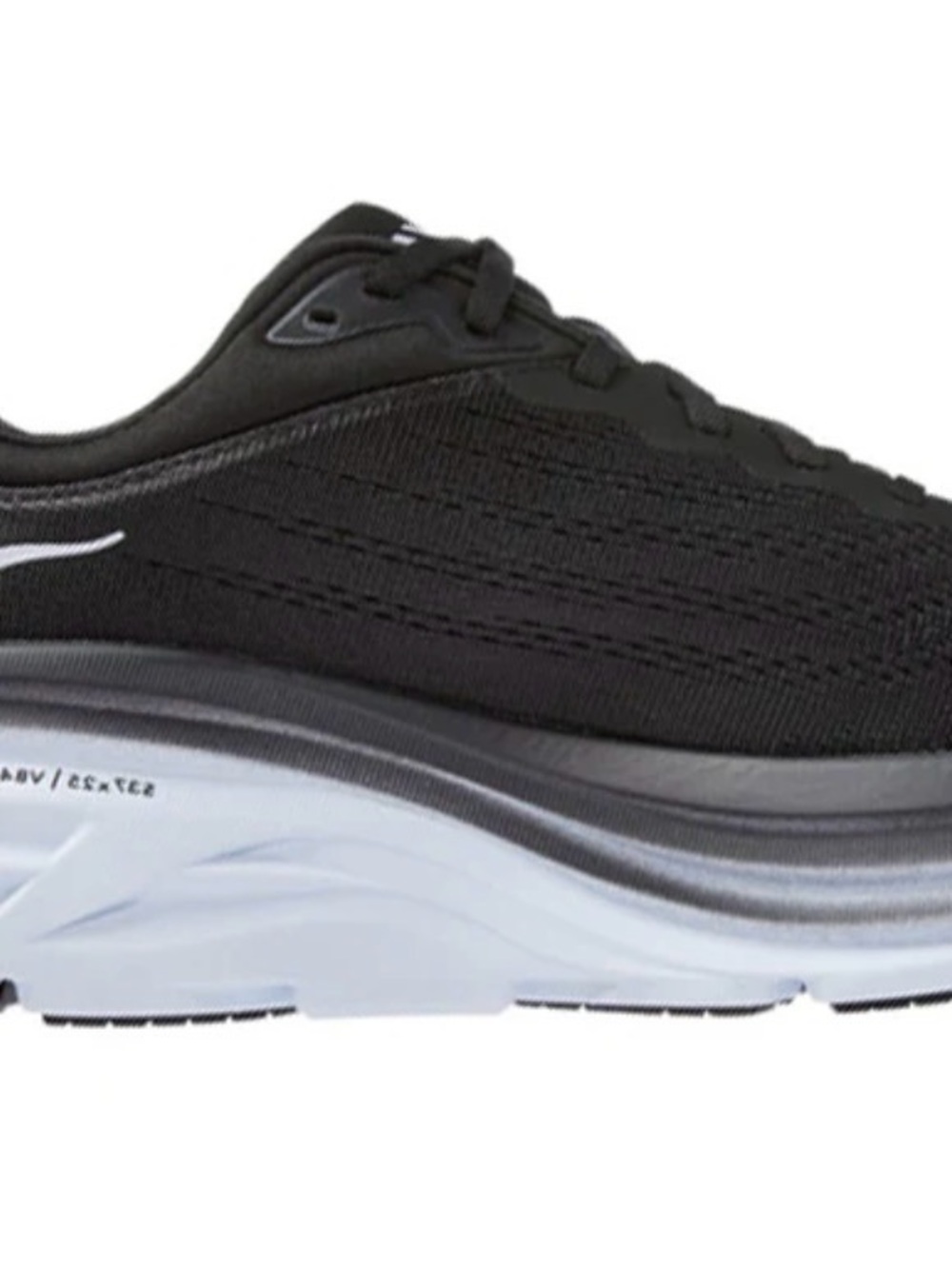 Hoka Black ONE ONE Bondi 8 and Black White size 7.5 - Picture 2 of 9